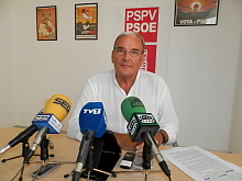 Ángel Sáez, portavoz del G.M. socialista