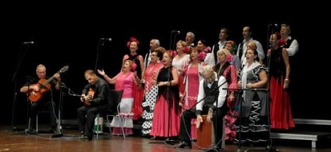 Coro Brisas del Sur, uno de los grupos participantes en la gala
