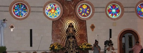La imagen de Jesús de Medinaceli, se venera en la Parroquia de San Roque y Santa Ana