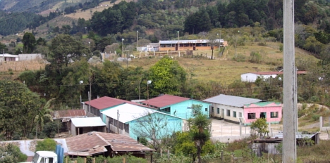 Vista de la aldea donde se situará el centro médico