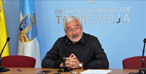 José Manuel Dolón, alcalde de Torrevieja (Foto: J. Carrión)